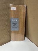 Anika Floating Oak Effect Wall Shelf. RRP £20 - Grade U