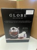 Globe Decanter Set. RRP £46.99 - Grade U