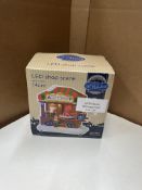 Premier LED Lit Village Collection Shop Scene. RRP £25.69 - Grade U