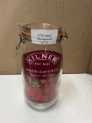 Kilner Round Clip Top Jar 3L. RRP £15 - Grade U