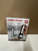 Morphy Richards Accents Salt and Pepper Mill. RRP £25 - Grade U
