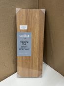 Anika Floating Oak Effect Wall Shelf. RRP £20 - Grade U