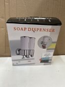 Dual Soap Dispencer. RRP £24.99 - Grade U