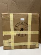 Large Wall Clock. RRP £40 - Grade U