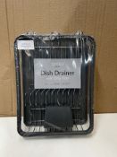 Anika Dish Drainer With Drip Tray. RRP £20 - Grade U