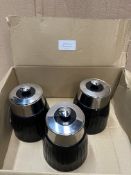 Set of 3 Cannisters. RRP £19.99 - Grade U