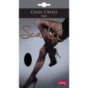 50 X Scarlet Criss Cross Tights RRP £6.99 Each
