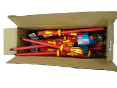 3 X New Hilka 6In Insulated Soft Grip Screwdrivers