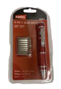 9 In 1 Screwdriver Bit Set