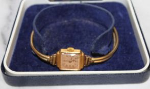 Pre Owned 18K & 9CT Gold Watch (See Description)