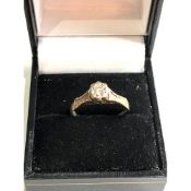 Pre Owned 9CT Diamond Solitaire Ring