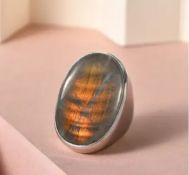 New!! Fire Labradorite Ring