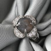 New!! Fire Labradorite Floral Ring & Fire Labradorite Bangle