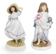 Royal Worcester Figurine Grandma's Bonnet & Lullaby