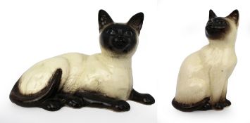 Pair of Beswick Siamese Cats