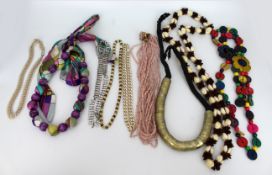 Colelction of 9 Vintage Necklaces
