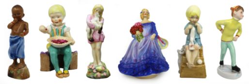 Collection of 6 Royal Worcester Figurines