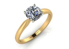 Stunning 18ct Yellow Gold Diamond Ring H VS 0.25 Carats