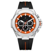 Men's Vonlanthen Chronograph V200 Watch Rubber Strap