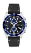 Men's Lator Calibre Chronograph Watch Leather Strap