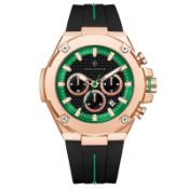 Men's Vonlanthen Chronograph V200 Watch Rubber Strap