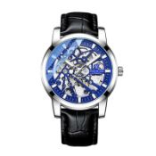 Men's Talis Co Automatic Watch Skeleton Dial
