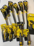 Mixed Tray of Stanley Files and Knives (13 Items) RRP £75 *No Vat*
