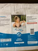 46 x Bottles of Clever Spa Hot tub Foam Remover RRP £600 **No Vat**