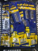 50 x Mixed Packets of Irwin Drill Bits RRP £150 *No Vat*
