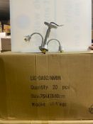 Large Lot of 60 x Chrome Ceiling Lights (RRP £30 per light) **No Vat**