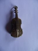 Antique Novelty Cello Vesta Case