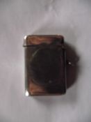 Antique Silver Vesta Case - John Hines - Birmingham 1912