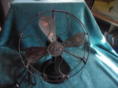Vintage Gec Electric Desk Fan - 10