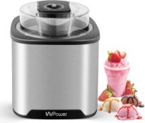 Brand New Ice Cream Machine 2 L Professional Compressor Ice Machine Machine Ice Cream Maker