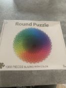 Round Rainbow Jigzaw Puzzle 1000 Pieces 