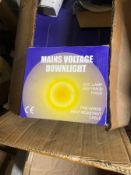7X Mains Voltage Downlights