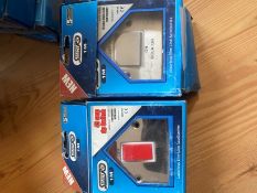 4X Mixed Electrical Accessories Chrome