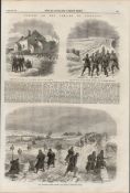 The Tipperary Flying Column Fenian Insurrection Antique 1867.