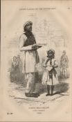 London Hindoo Tract Seller Rare Antique 1864 Henry Mayhew Print.