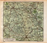 Matlock & Dovedale Buxton Bakewell Leek Peak Map.