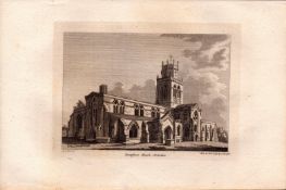 Yorkshire Pontefract Castle F Grose 1783 Copper Plate Engraving.