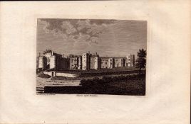 Yorkshire Skipton Castle Francis Grose Antique 1783 Copper Engraving.