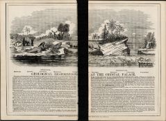 Rare James Reynolds Antique Geology Geological Restorations.