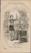 London Victorian Street Conjuror Rare Antique 1864 Henry Mayhew Print.