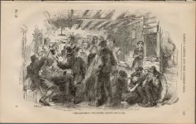 London Kitchen Gray Inn Lane Rare Antique 1864 Henry Mayhew Print.