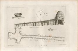 Pagan Antiquities Newgrange Rare 1791 Francis Grose Antique Print.