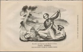 London Victorian Horrible Barbarous Murder Antique 1864 Henry Mayhew Print.