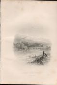 Killaloe Shannon Co Clare 1838 Victorian Antique Engraving.
