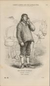 London Victorian Dustman Antique Rare 1864 Henry Mayhew Print.