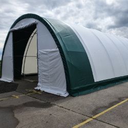 PVC Single Truss Arch Storage Shelters
